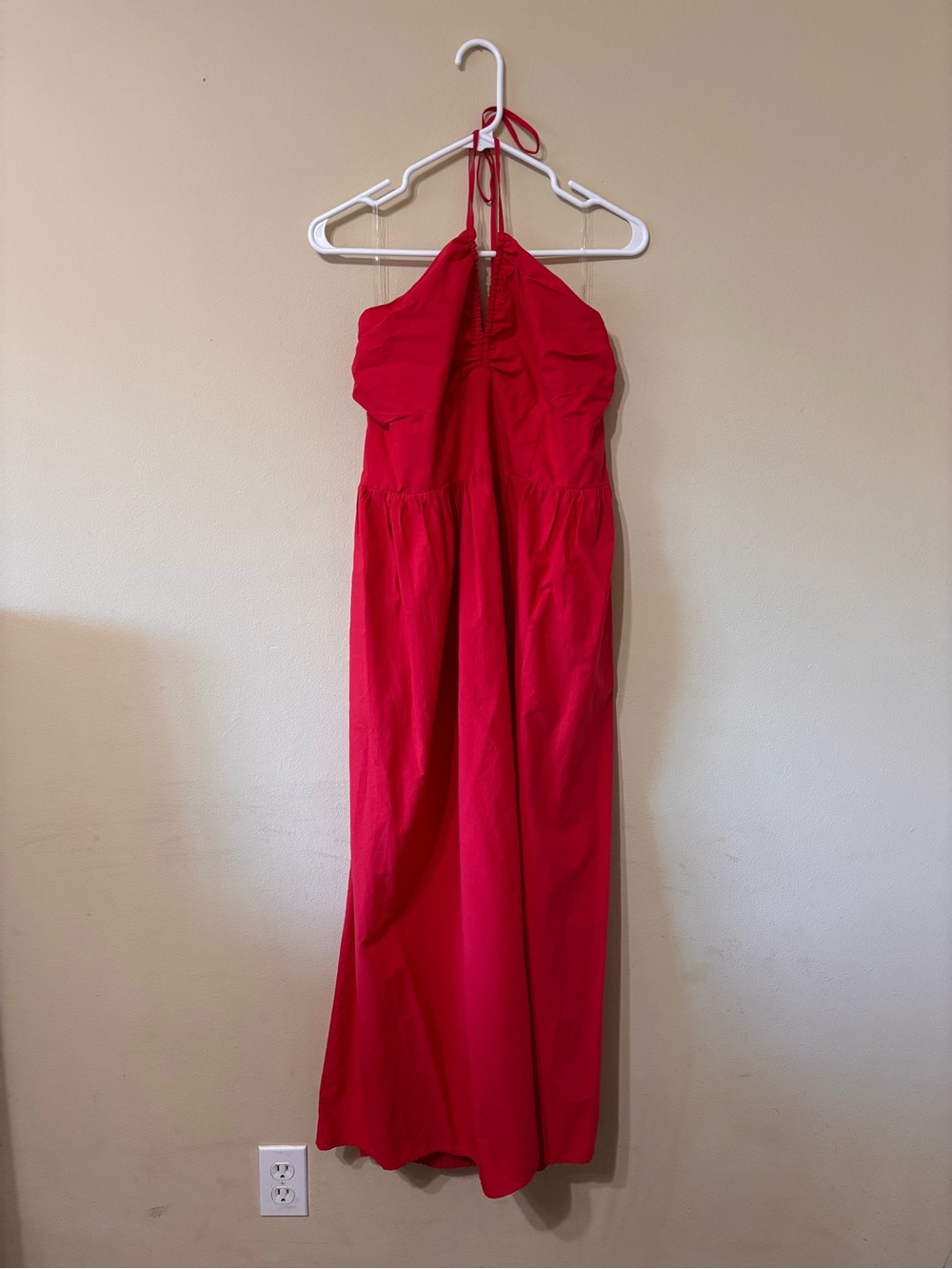 Universal Thread Red Halter Maxi Dress